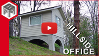 Hillside office building